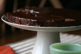 Bolo absoluto de chocolate com farinha de amêndoas