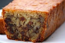 Bolo de frutas secas