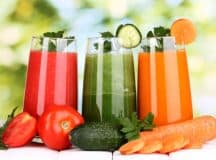 sucos fncionais cenoura tomate pepino