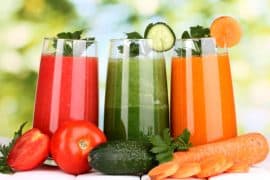 sucos fncionais cenoura tomate pepino